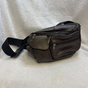 Chocolate Brown Adjustable Fanny Pack Lots‎ Of Pockets